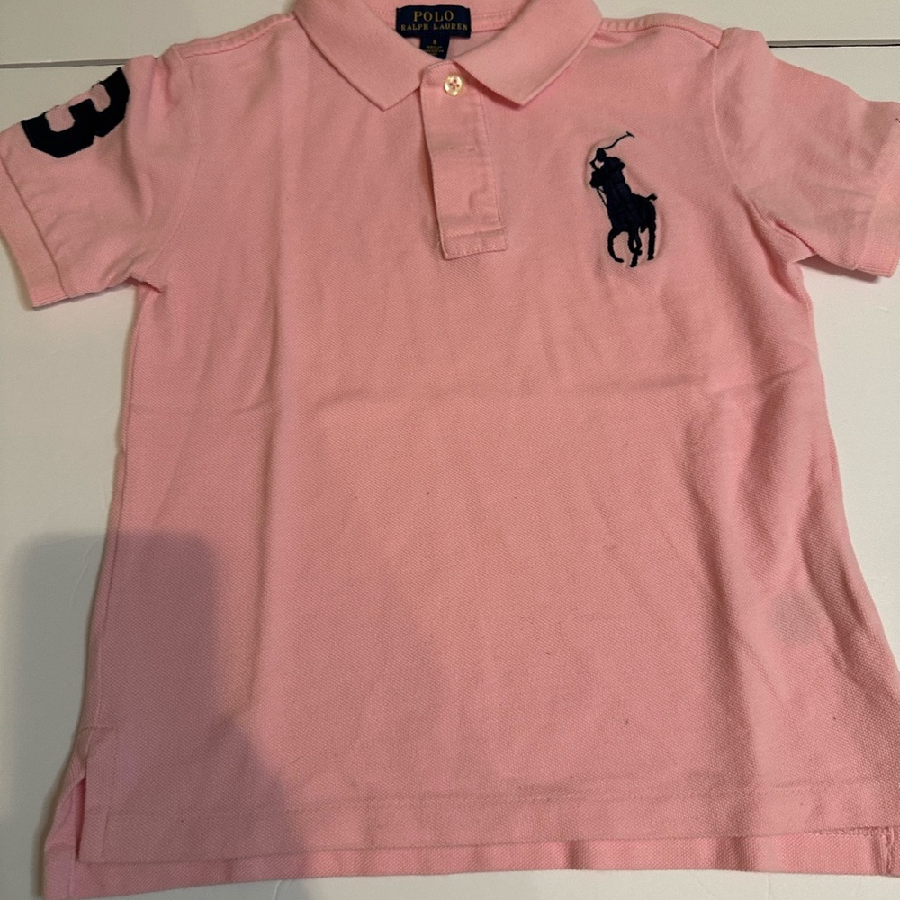 Polo by Ralph Lauren Kids Light Pink Polo Shirt